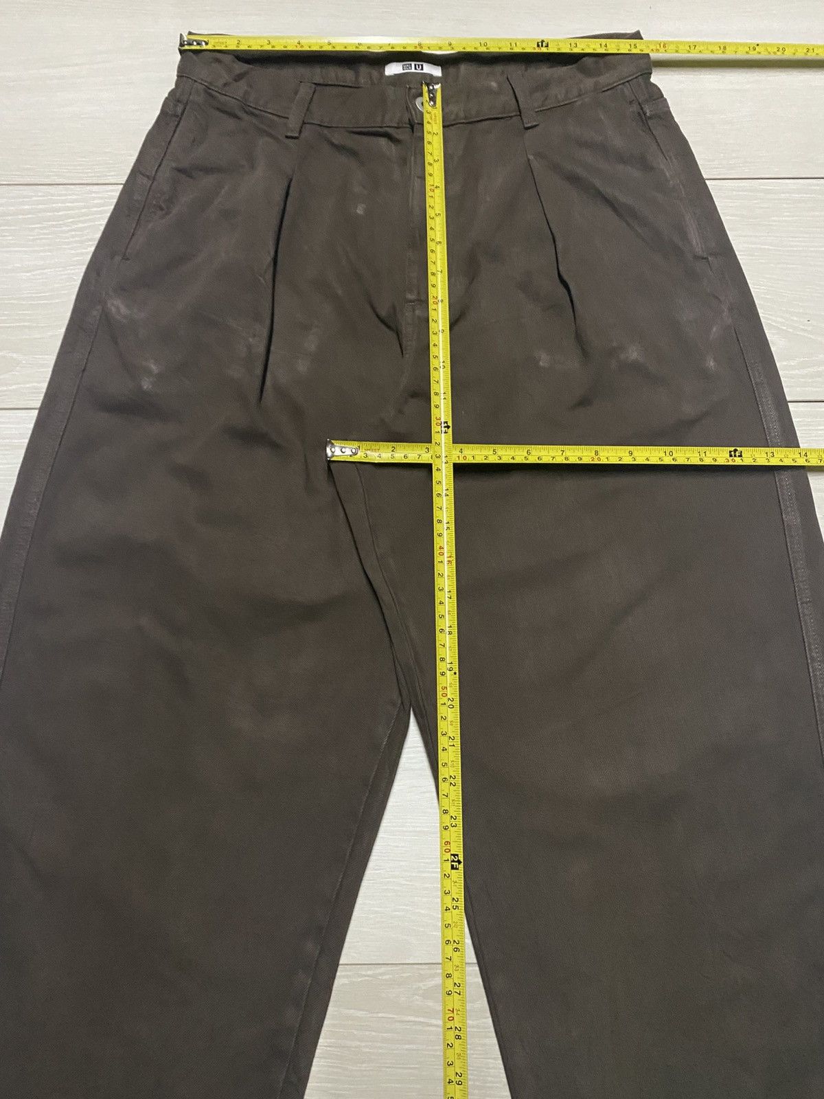 Jil Sander × Uniqlo Uniqlo Sky Brown Distressed Like Jnco Super Baggy Jeans Size US 30 / EU 46 - 10 Thumbnail