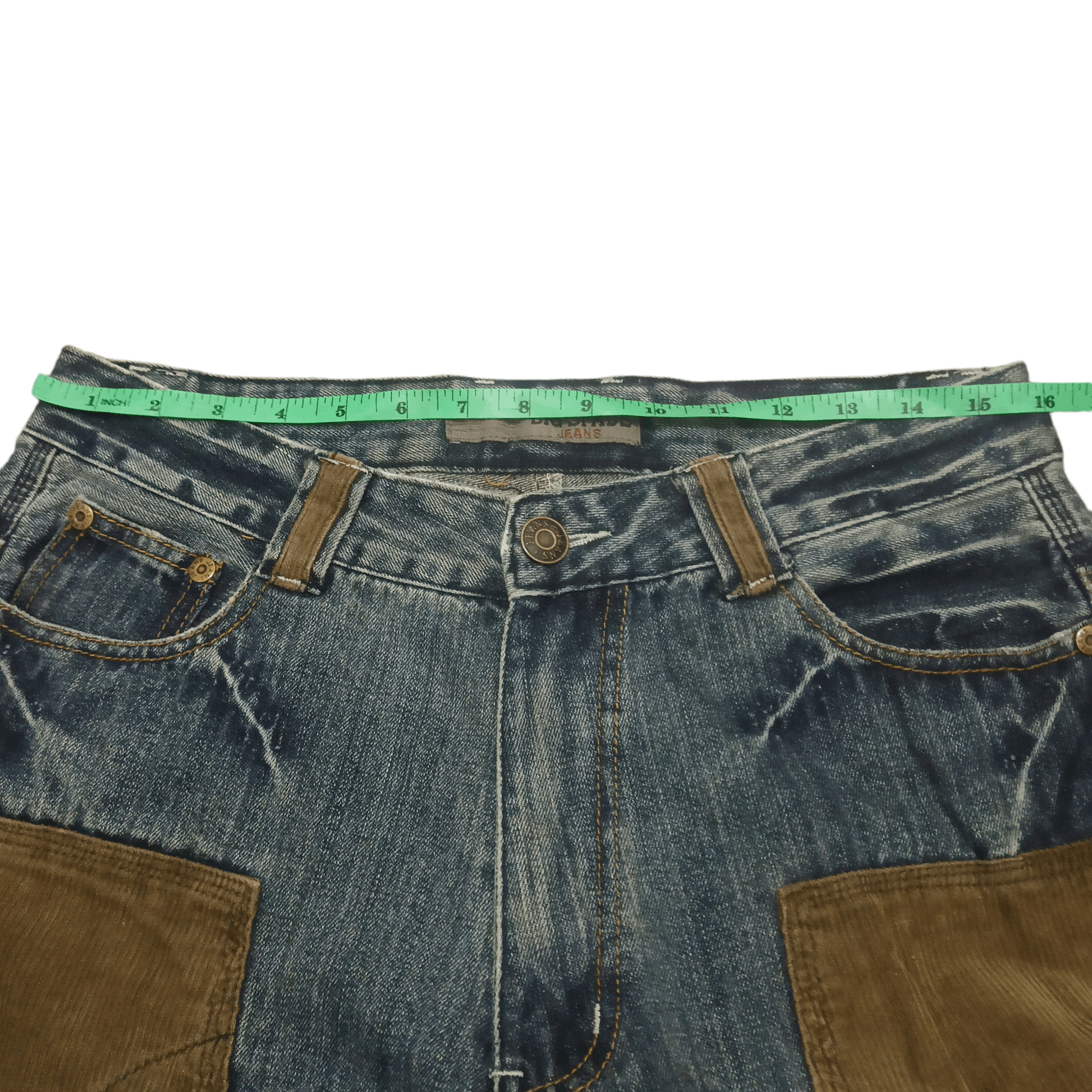Japanese Brand 💥Insane💥 Big Spade Jeans Hybrid Flare Jeans Size US 31 - 15 Thumbnail