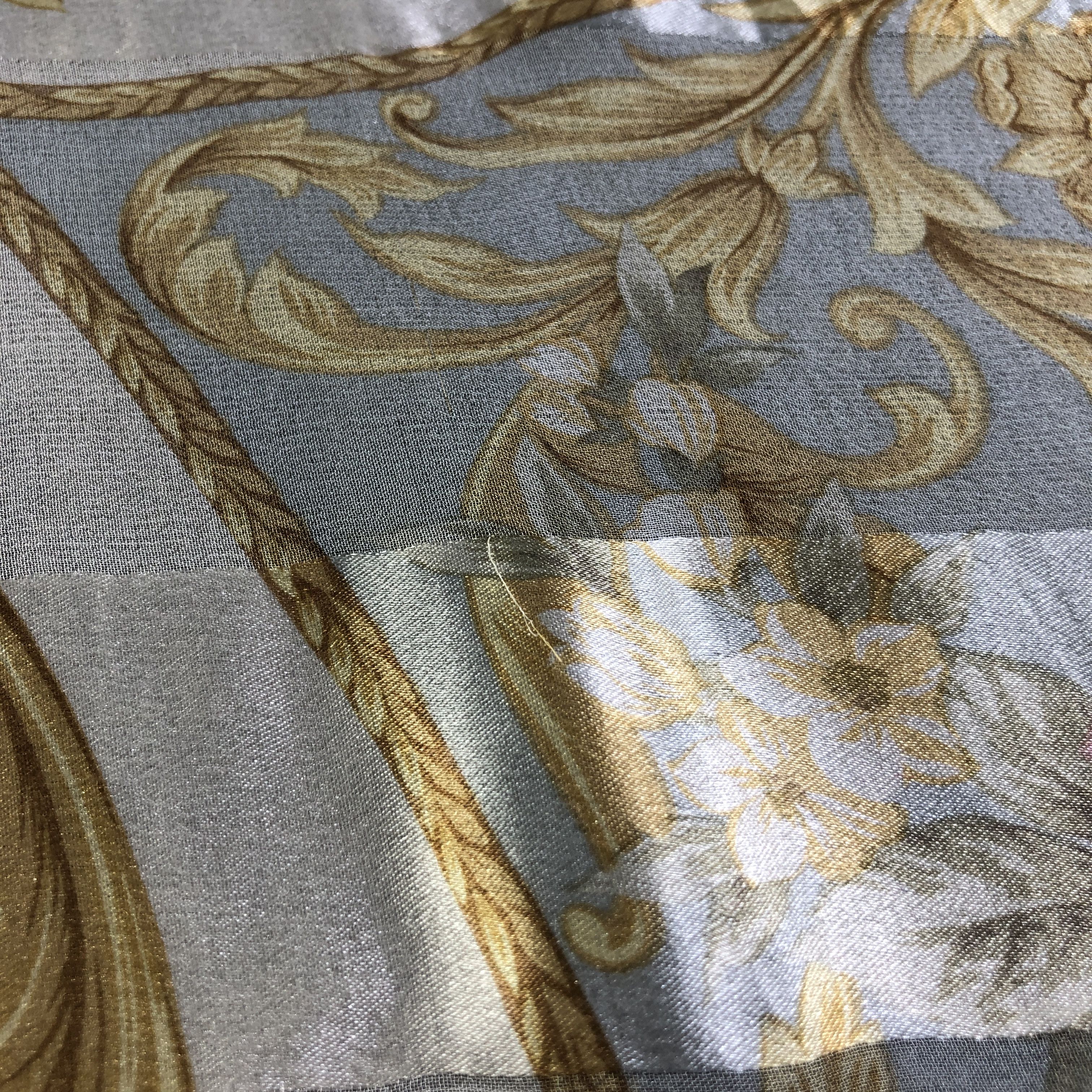 Japanese Brand Torrente Floral Luxury Silk Scarf M1030 Size ONE SIZE - 9 Thumbnail