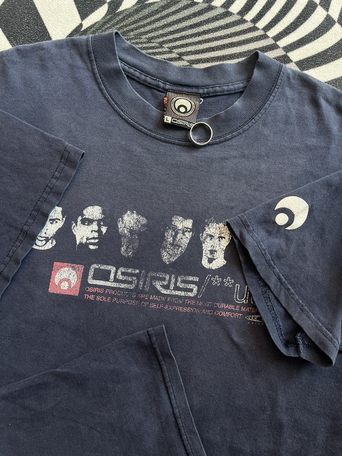 Osiris Vintage OSIRIS/**uaa x 7 Pro Skateboard 90’s T-shirt Size US L / EU 52-54 / 3 - 8 Thumbnail