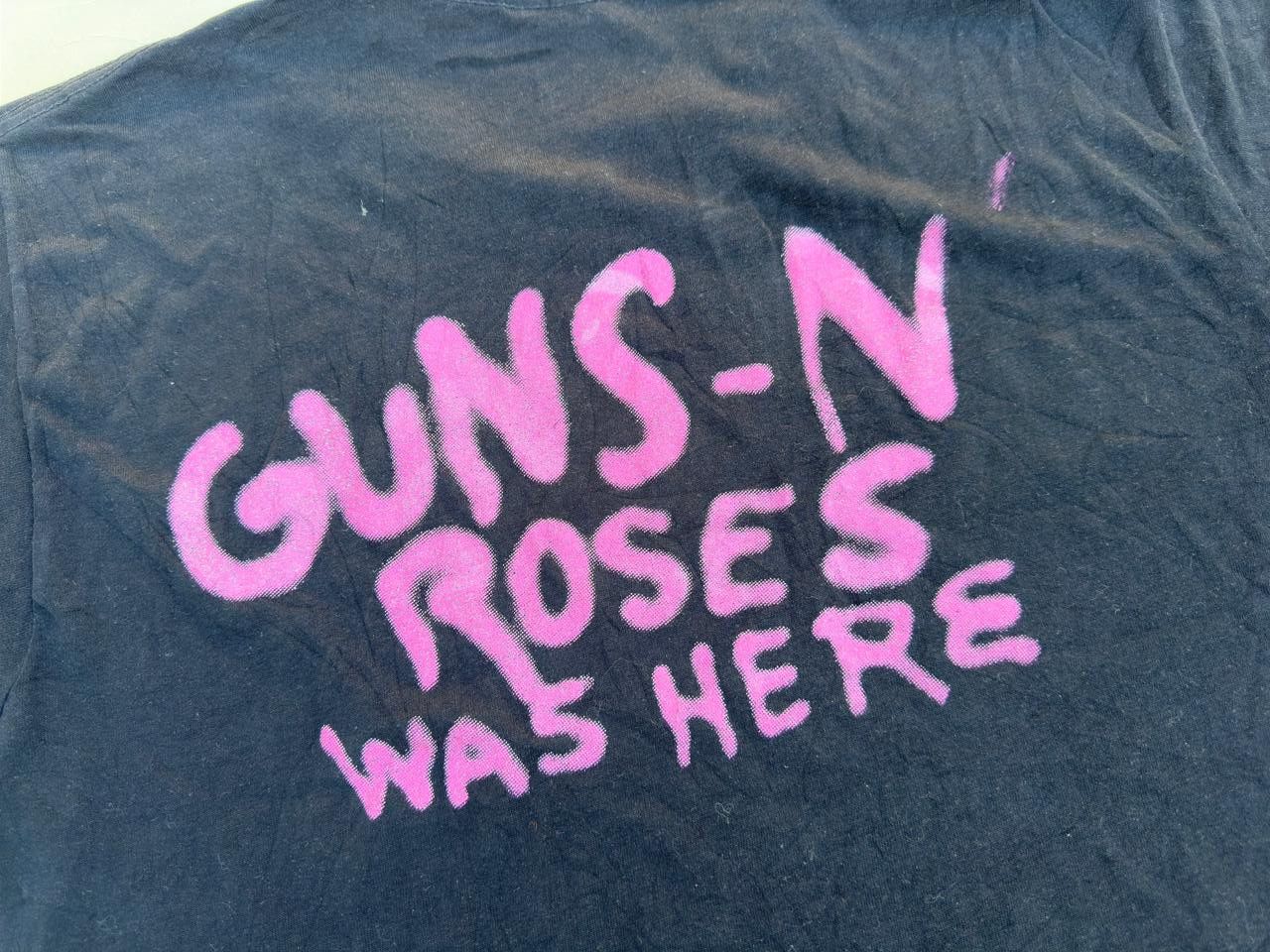 Guns N' Roses Vintage 1987 " Guns N ' Roses was here "band T shirt Size US L / EU 52-54 / 3 - 8 Thumbnail