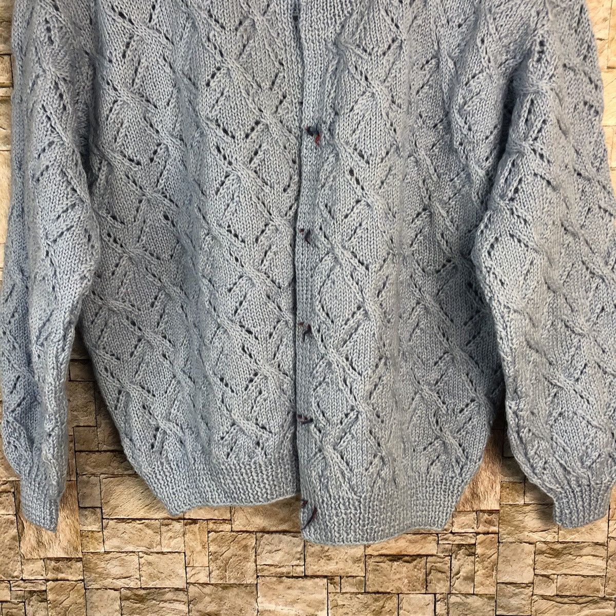 Japanese Brand Japanese Brand vintage Blue Cardigan Knitwear #A859 Size M / US 6-8 / IT 42-44 - 6 Thumbnail