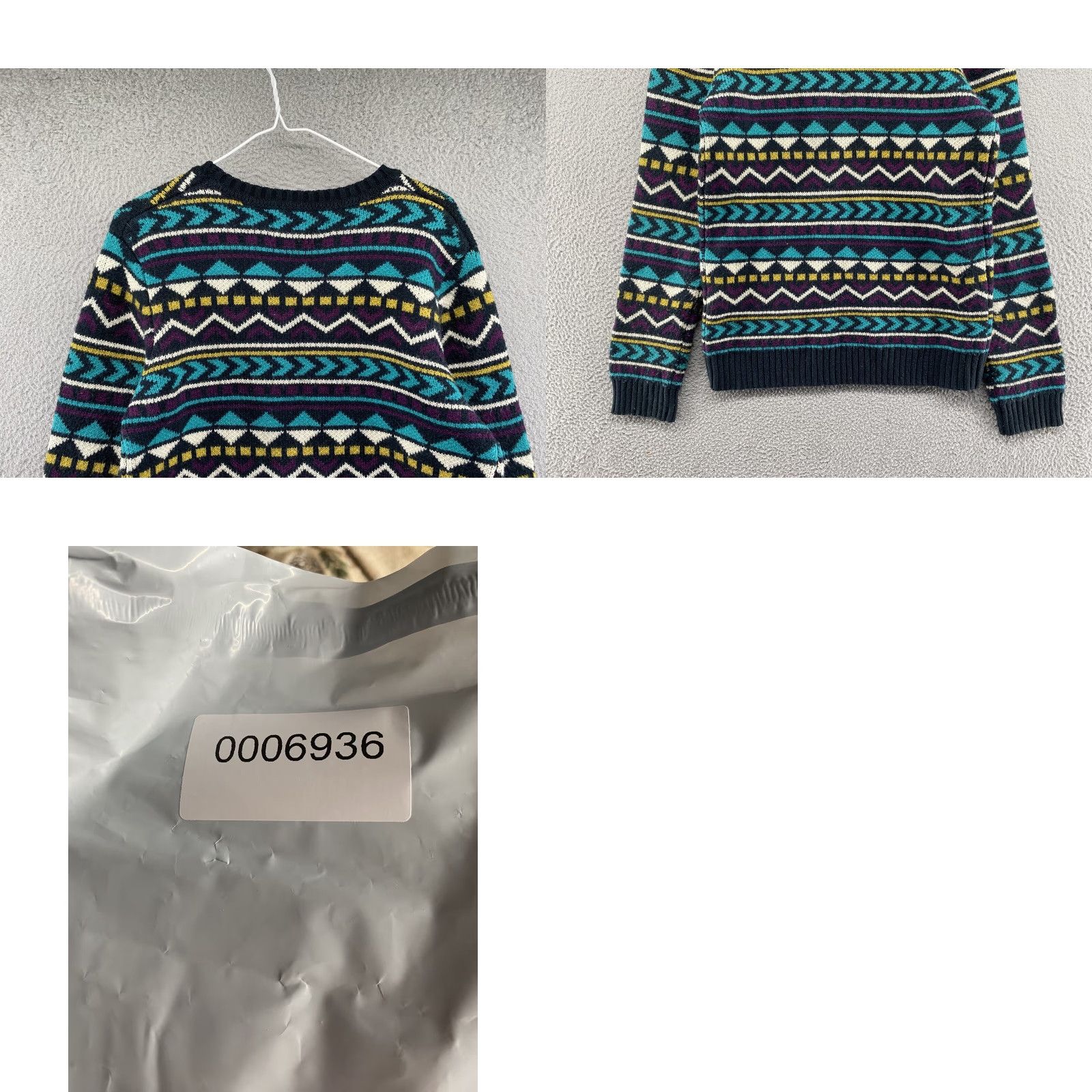 21 Men VTG 90s 21 Men Colorful Geometric Knit Pullover Sweater Mens Size S Size US S / EU 44-46 / 1 - 8 Thumbnail