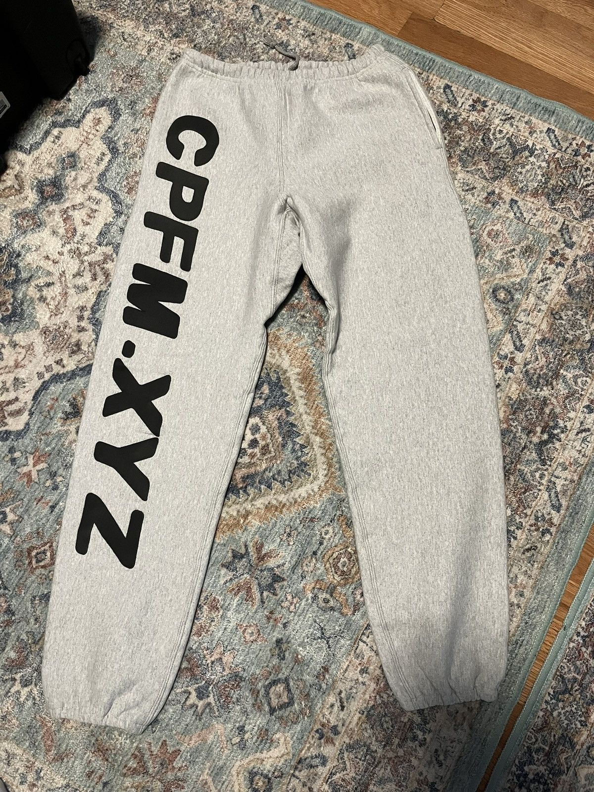 Cactus Plant Flea Market Cactus Plant Flea Market CPFM XYZ Sweatpants “Gray” Size US 32 / EU 48 - 1 Thumbnail