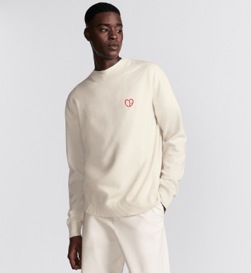 Dior o1w1db10625 Sweater in Beige Size US S / EU 44-46 / 1 - 6 Thumbnail