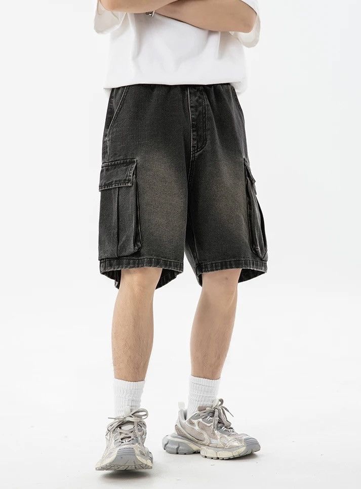 Vintage Streetwear Retro Cargo Pockets Shorts y2k Size US 30 / EU 46 - 2 Thumbnail