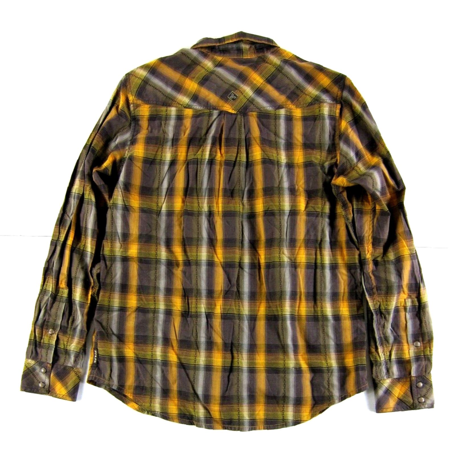Prana PrAna Shirt M Yellow Long Sleeve Pink Short Sleeve Button Black Brown Polo Size US M / EU 48-50 / 2 - 6 Thumbnail