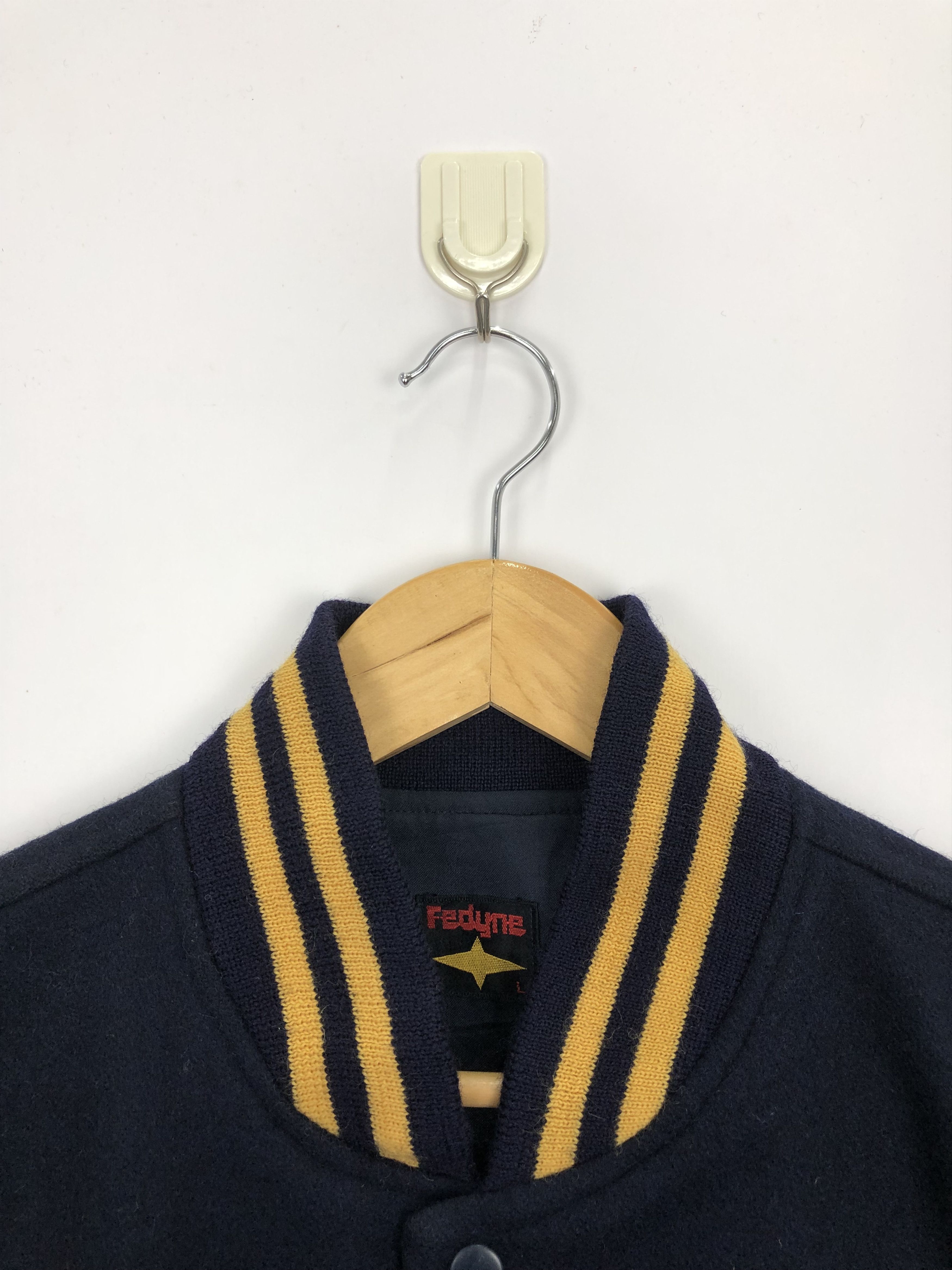 Japanese Brand Vintage 80s Fedyne Japanese Brand Wool Jacket V0341 Size US L / EU 52-54 / 3 - 7 Thumbnail