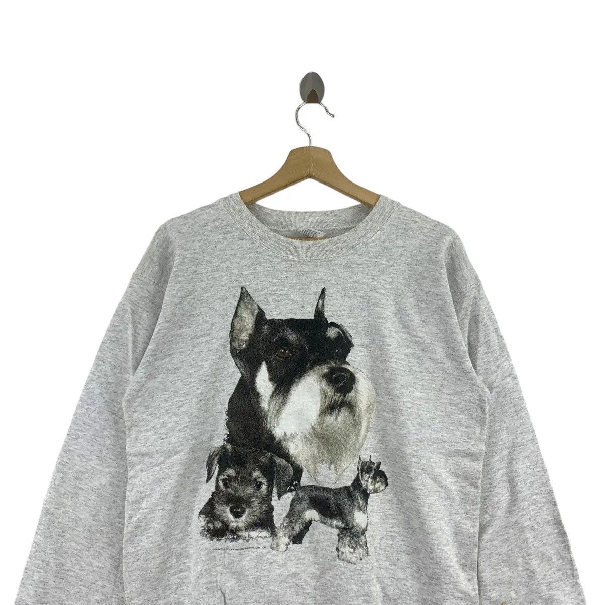 Vintage Vtg 90’ SCHNAUZER ROBERT & EUNICE Dog Pet Sweatshirt Size M / US 6-8 / IT 42-44 - 5 Thumbnail