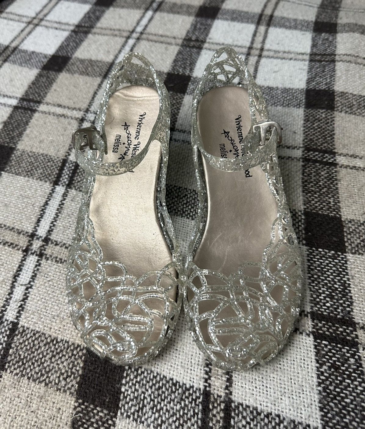 Melissa Vivienne Westwood x Melissa Jelly glitter 37 Eur/ 6 Us/4 Uk Size US 6 / IT 36 - 2 Thumbnail