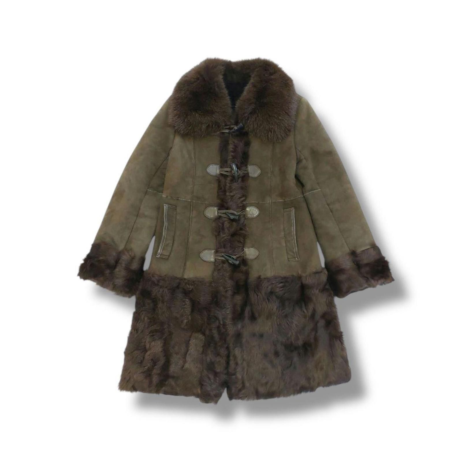 Other Real blue fox and lamb fur fairy grunge penny lane coat Size XS / US 0-2 / IT 36-38 - 1 Thumbnail