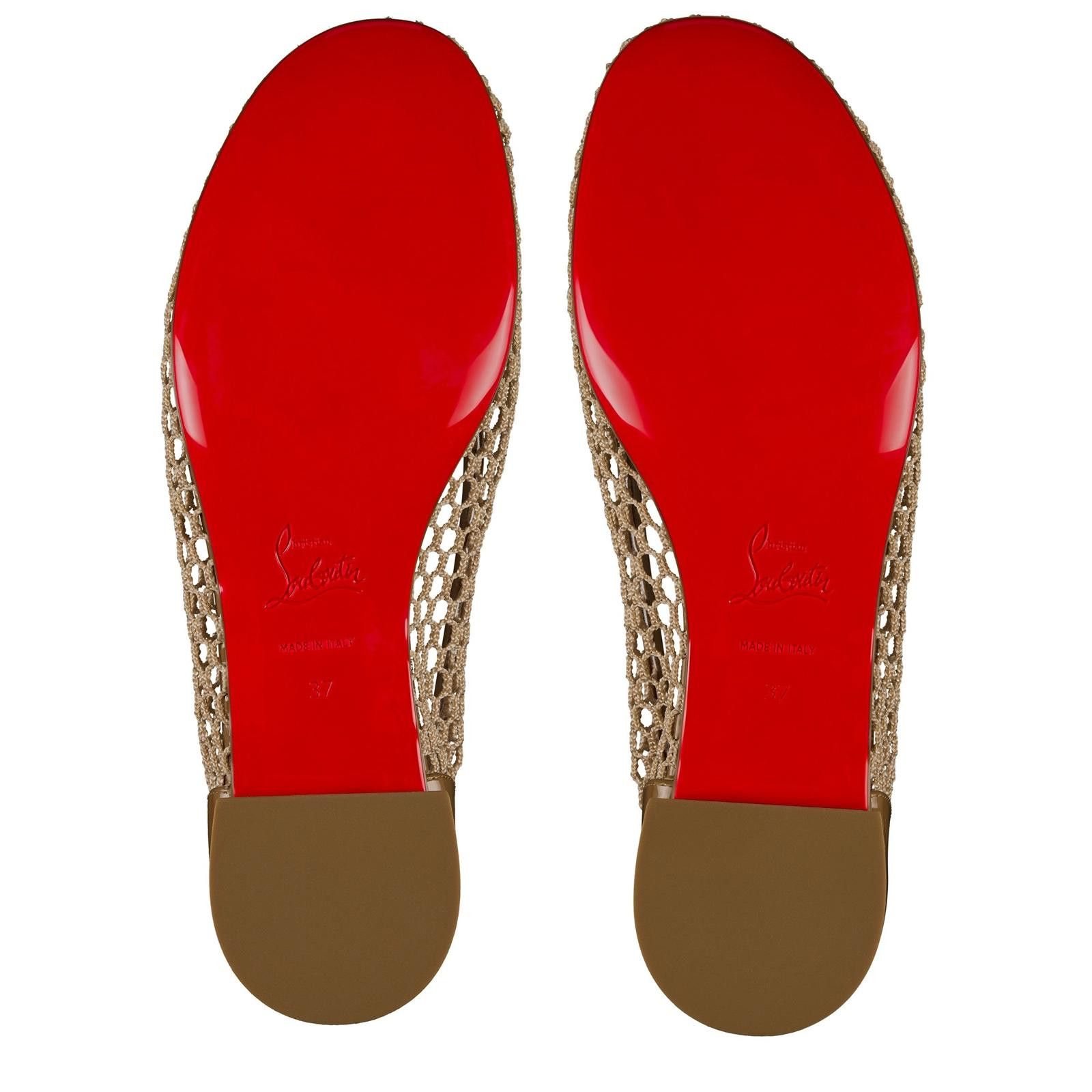Christian Louboutin Christian Louboutin Sweetie Jane Mesh Flats Size US 7.5 / IT 37.5 - 4 Thumbnail