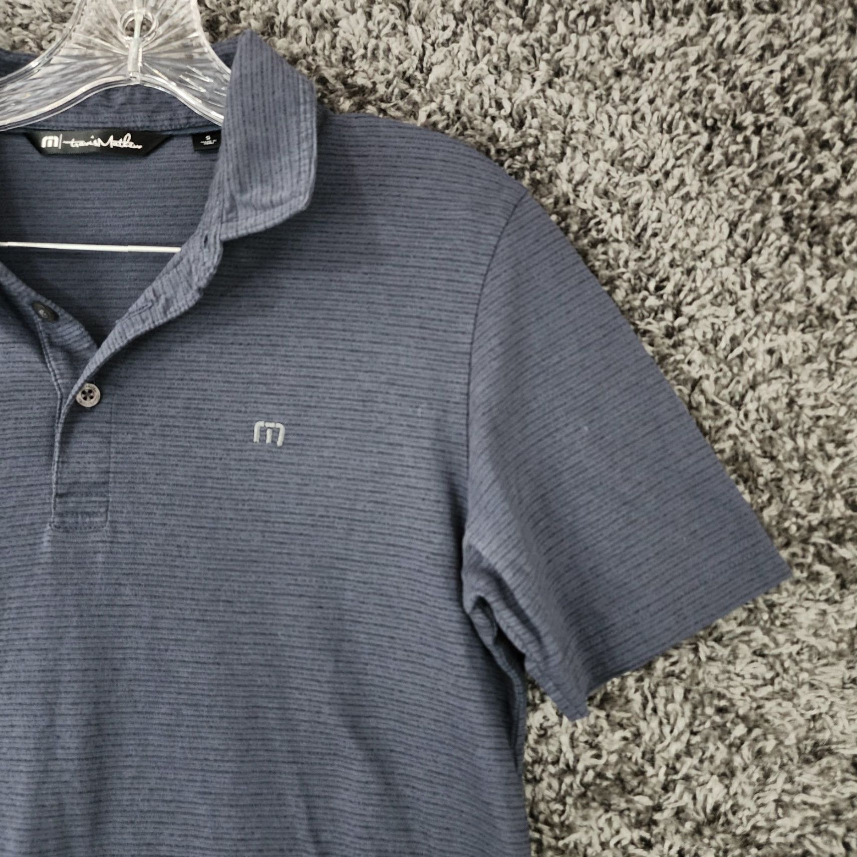 TravisMathew Travis Mathew Polo Shirt Men Short Sleeve Size S Blue Gray Heathered Men’s Polo Blue Gray Heathered S Size US S / EU 44-46 / 1 - 2 Thumbnail