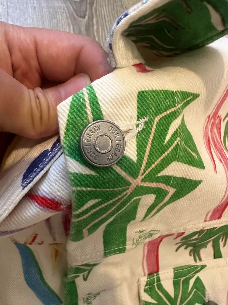 Our Legacy our legacyPalm Tree Denim Jacket 2505-Nextarrow Size US S / EU 44-46 / 1 - 4 Thumbnail