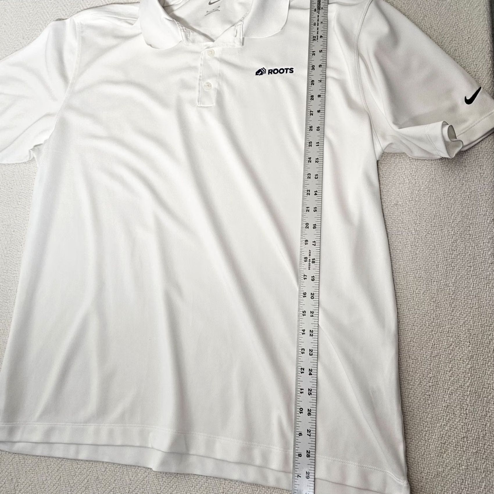 Nike Nike Golf Polo Shirt Men XL White DriFit Short Sleeve Swoosh On Arm Logo Size US XL / EU 56 / 4 - 5 Thumbnail