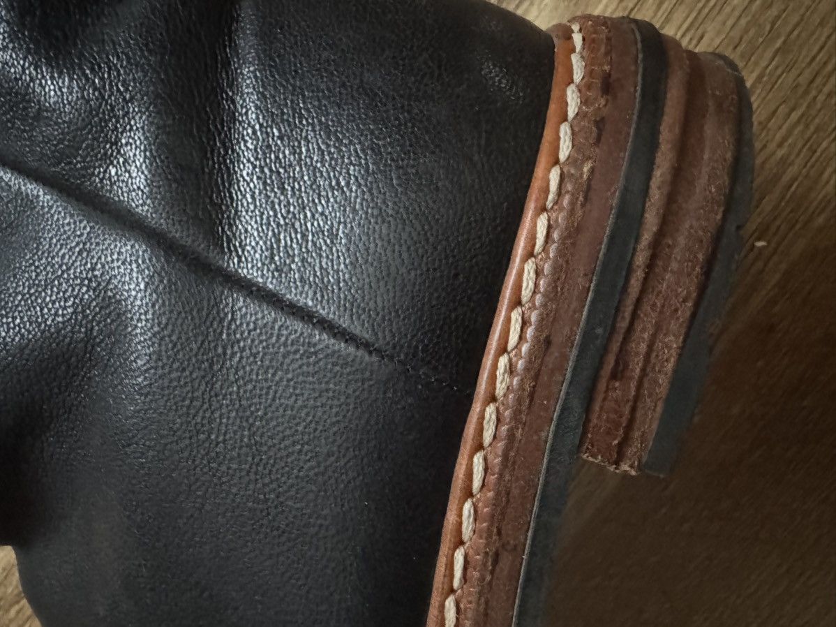 Maison Margiela Maison Margiela Black Leather Zip Boots | Lug Sole Size US 9 / IT 39 - 4 Thumbnail