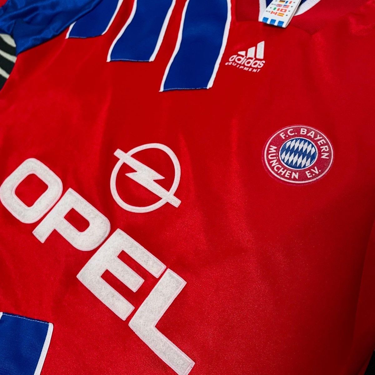 Adidas Vintage BAYERN MUNICH 1993/95 adidas Football Jersey Rare Size US M / EU 48-50 / 2 - 4 Thumbnail