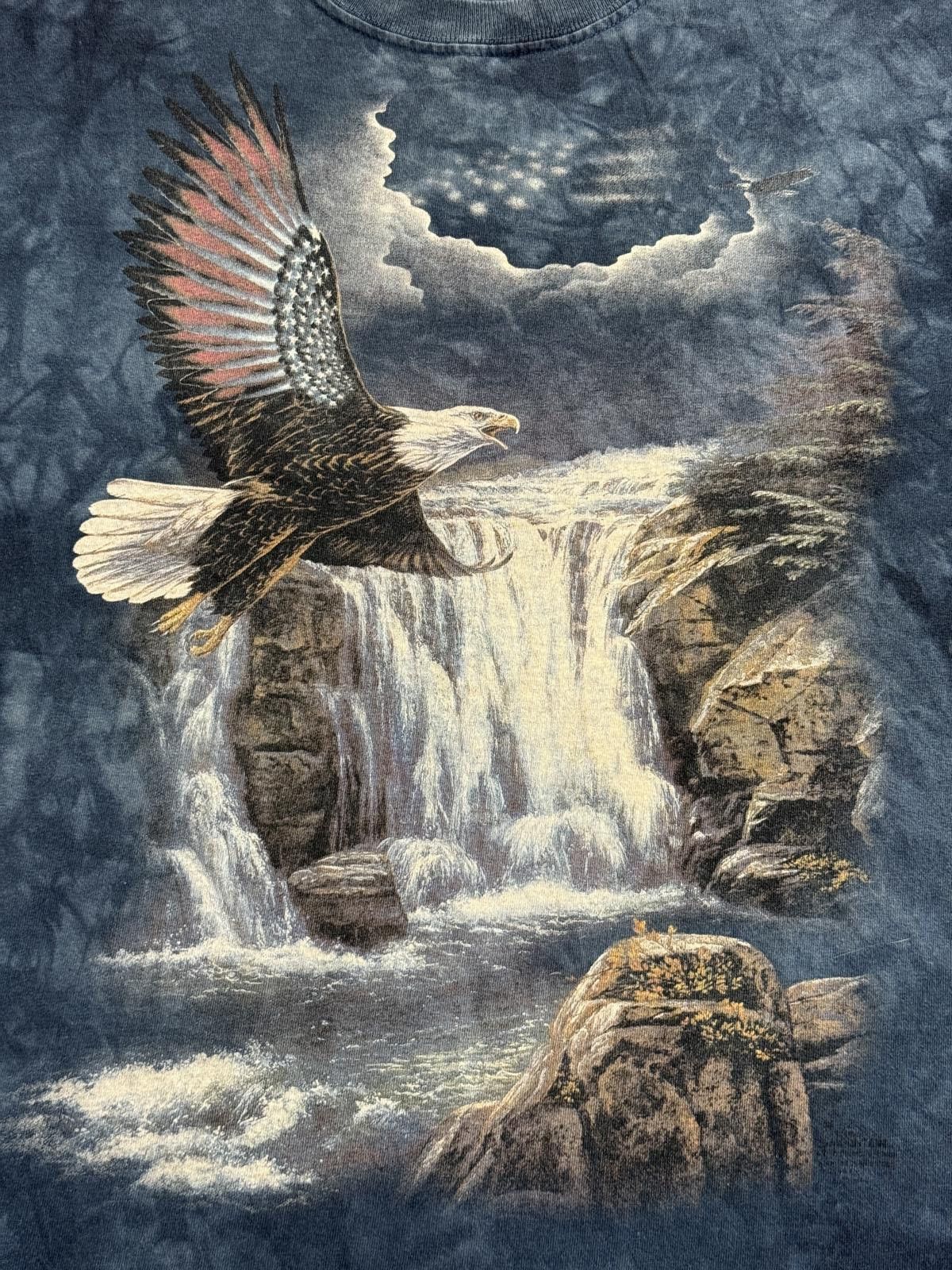The Mountain Vintage The Mountain T-shirt American Flag Bald Eagle Tee -L Size US L / EU 52-54 / 3 - 3 Thumbnail