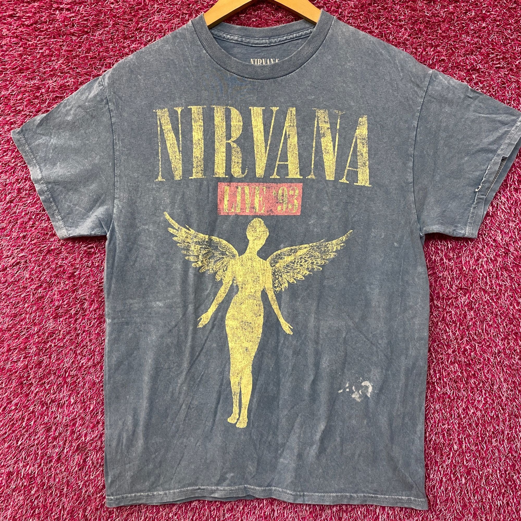 Nirvana Nirvana In Utero Album Angel Art Grunge Band Tour Tee Medium Size US M / EU 48-50 / 2 - 1 Thumbnail