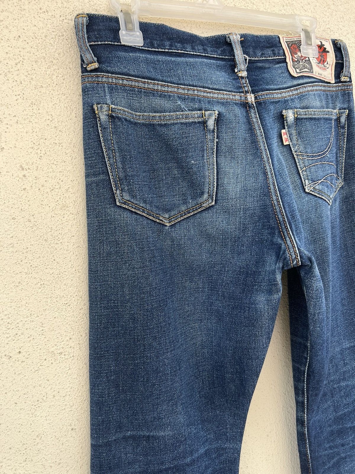 Vintage Vintage AKATSUKI Japan Faded Blue Denim Selvedge Jeans Size US 30 / EU 46 - 16 Thumbnail