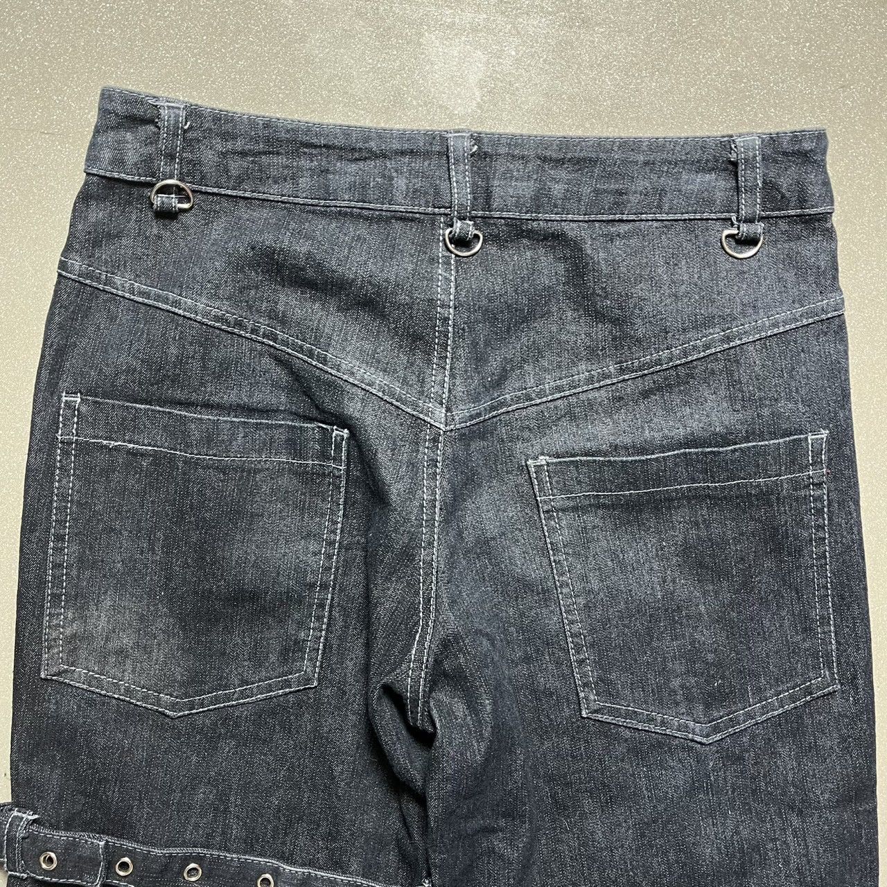 If Six Was Nine × Le Grande Bleu (L.G.B.) Blood Storm Strap Adjustable & Zip-off Denim Size US 30 / EU 46 - 12 Thumbnail