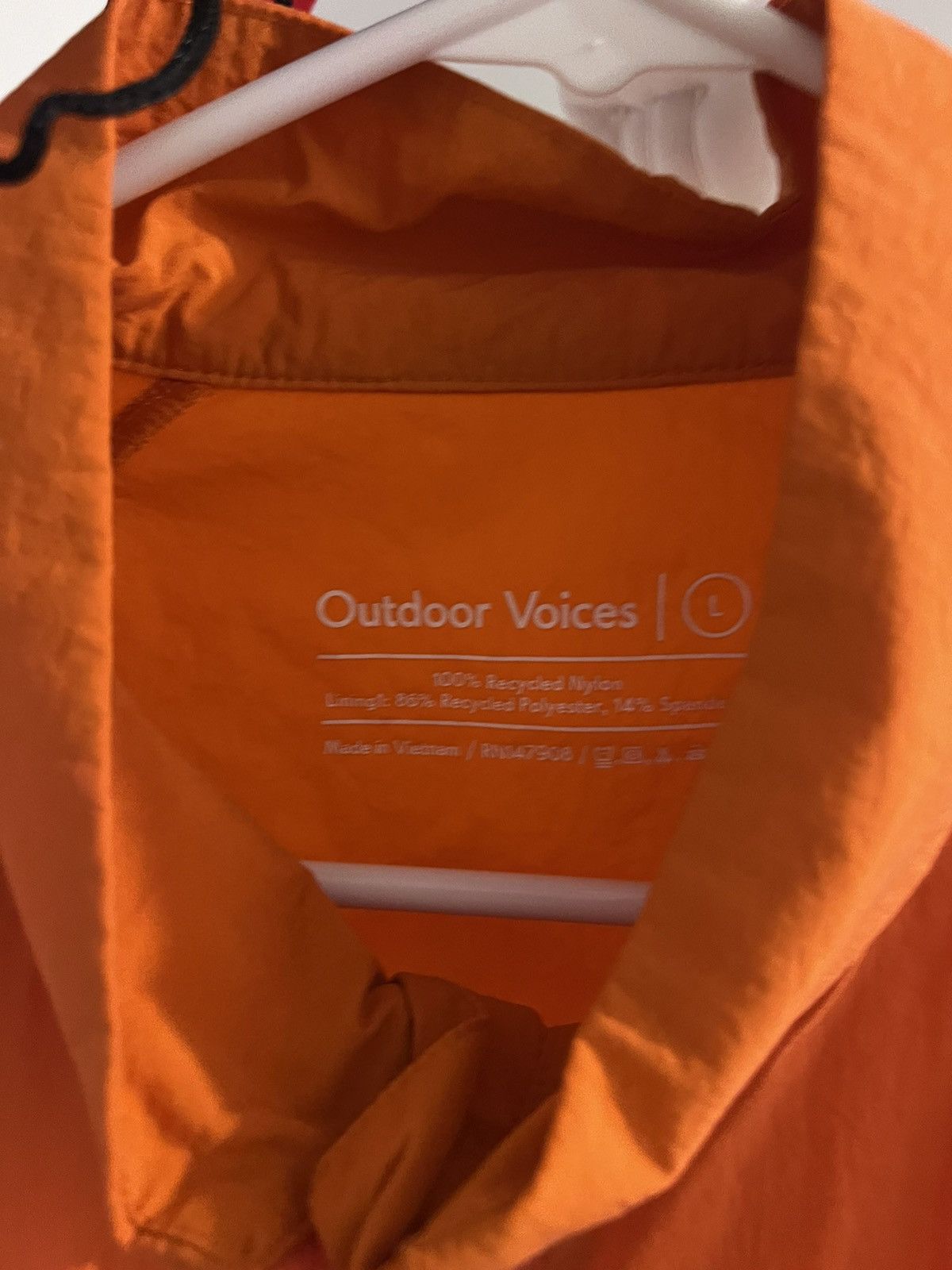 Japanese Brand × Vintage Orange Outdoor Voices Pullover Quarter Zip Size US L / EU 52-54 / 3 - 3 Thumbnail