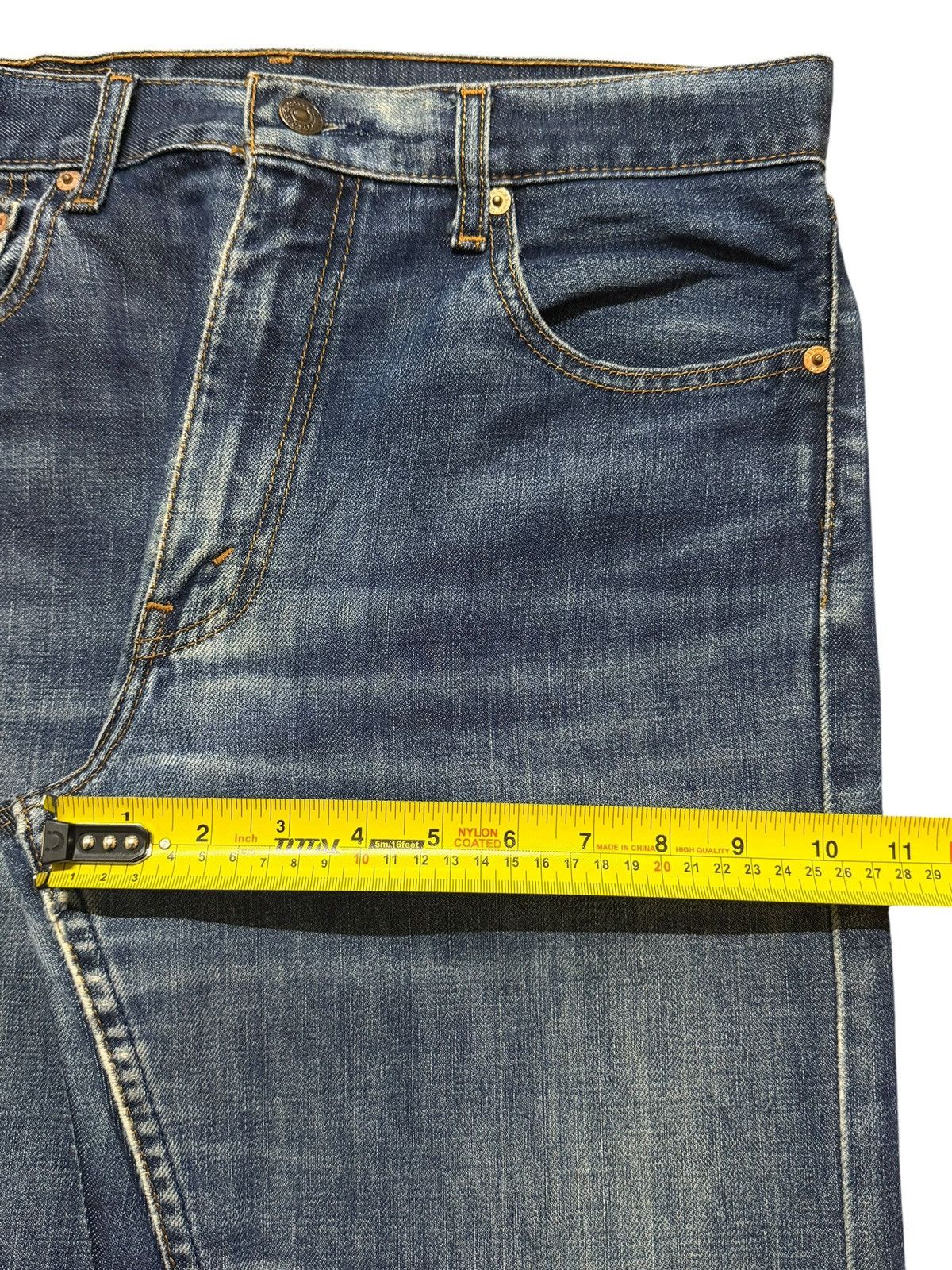Levi's Vintage 90s Levis 505 Blue Faded Wash Distress Straight Leg Size US 30 / EU 46 - 13 Thumbnail