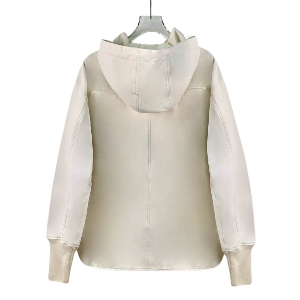 Loewe Loewe Off-white Hooded Zip-up Sweatshirt Jacket K26WX Size XS / US 0-2 / IT 36-38 - 2 Thumbnail