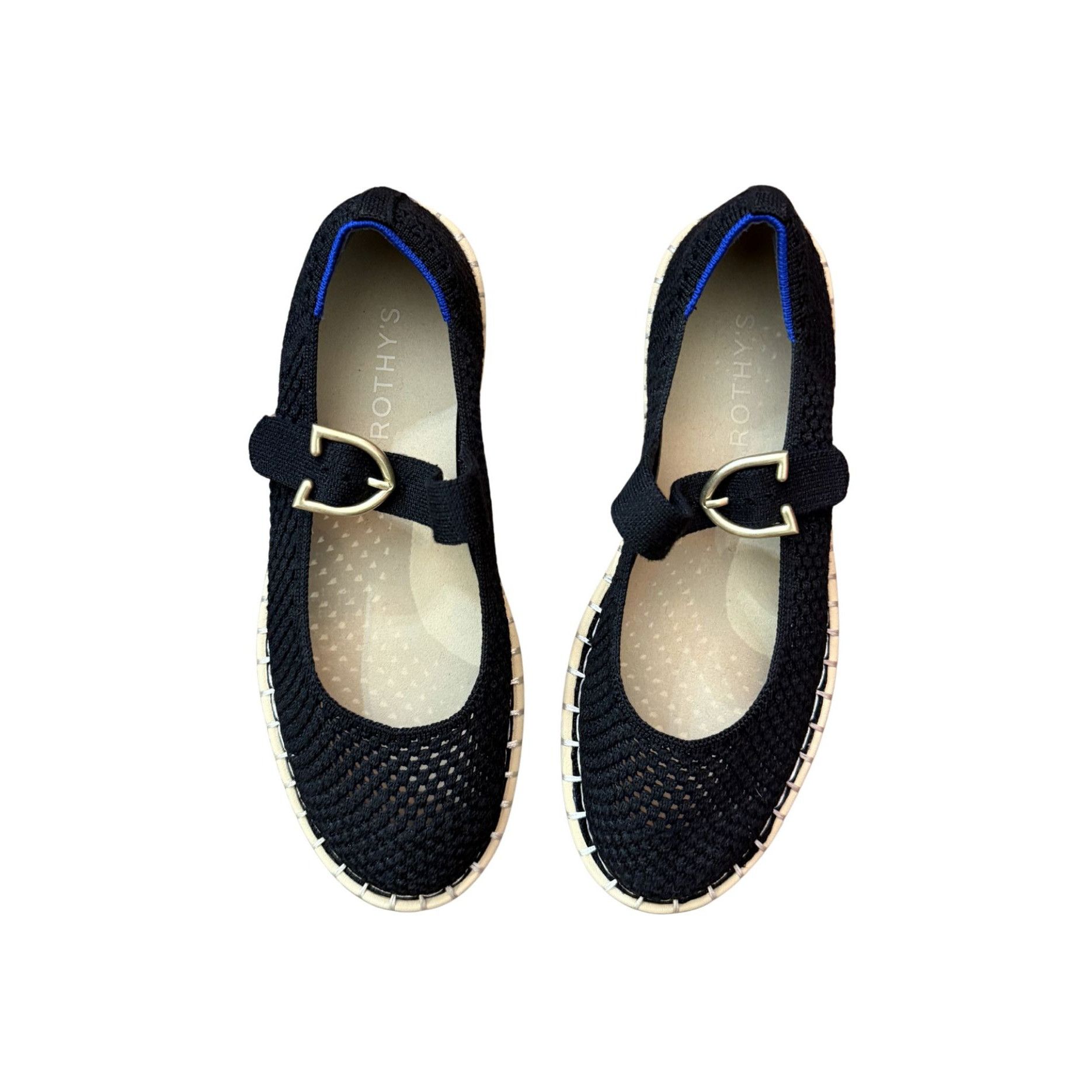 Rothy's ROTHY'S The Espadrille Mary Jane Black NWOB $149 Sz 7 SOLD O Size US 7 / IT 37 - 4 Thumbnail