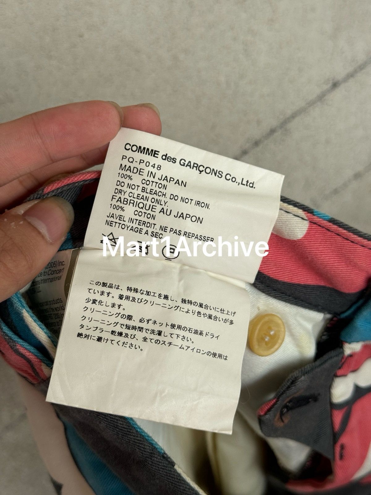 Comme des Garcons Comme Des Garçons 06SS Homme Plus Rolling Stones Print Pants Size US 32 / EU 48 - 9 Thumbnail