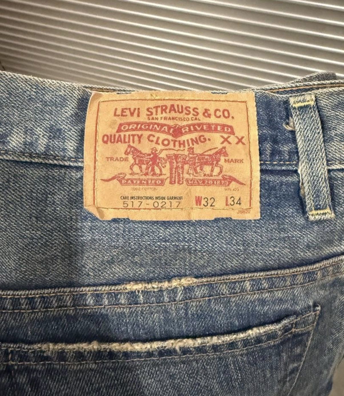 Levi's Vintage Clothing Levi’s Japan 71517 Big E 1971 Reproduction Jeans Made Japan Size US 32 / EU 48 - 9 Thumbnail