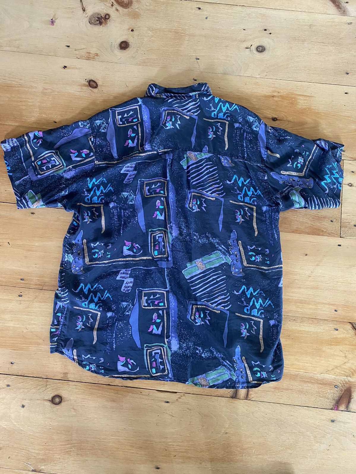 Vintage 1990s silk button up shirt L/Xl Size US L / EU 52-54 / 3 - 7 Thumbnail