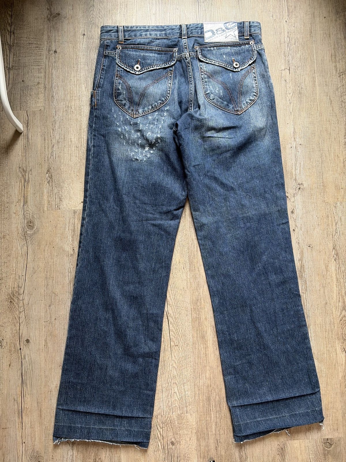 Dolce & Gabbana 2006 Dolce and Gabanna Whiskered Clawmark Jeans Size US 34 / EU 50 - 2 Thumbnail
