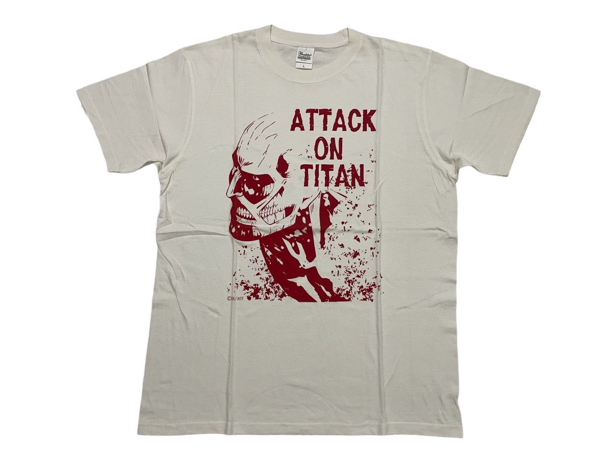 Vintage Vintage Y2K Attack On Titan Shirt Rare Design Size US L / EU 52-54 / 3 - 1 Thumbnail
