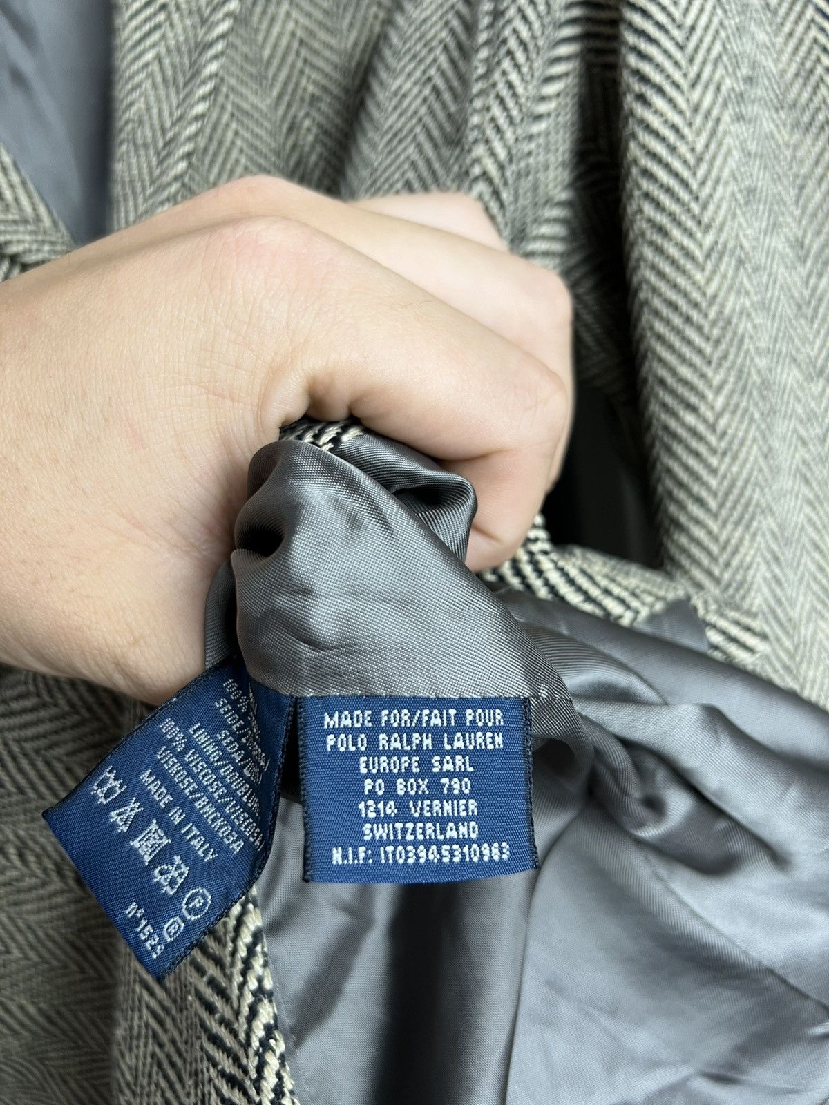 Designer × Ralph Lauren × Vintage Vintage y2k Ralph Lauren silk blazer jacket L old money 90s Size L / US 10 / IT 46 - 8 Thumbnail