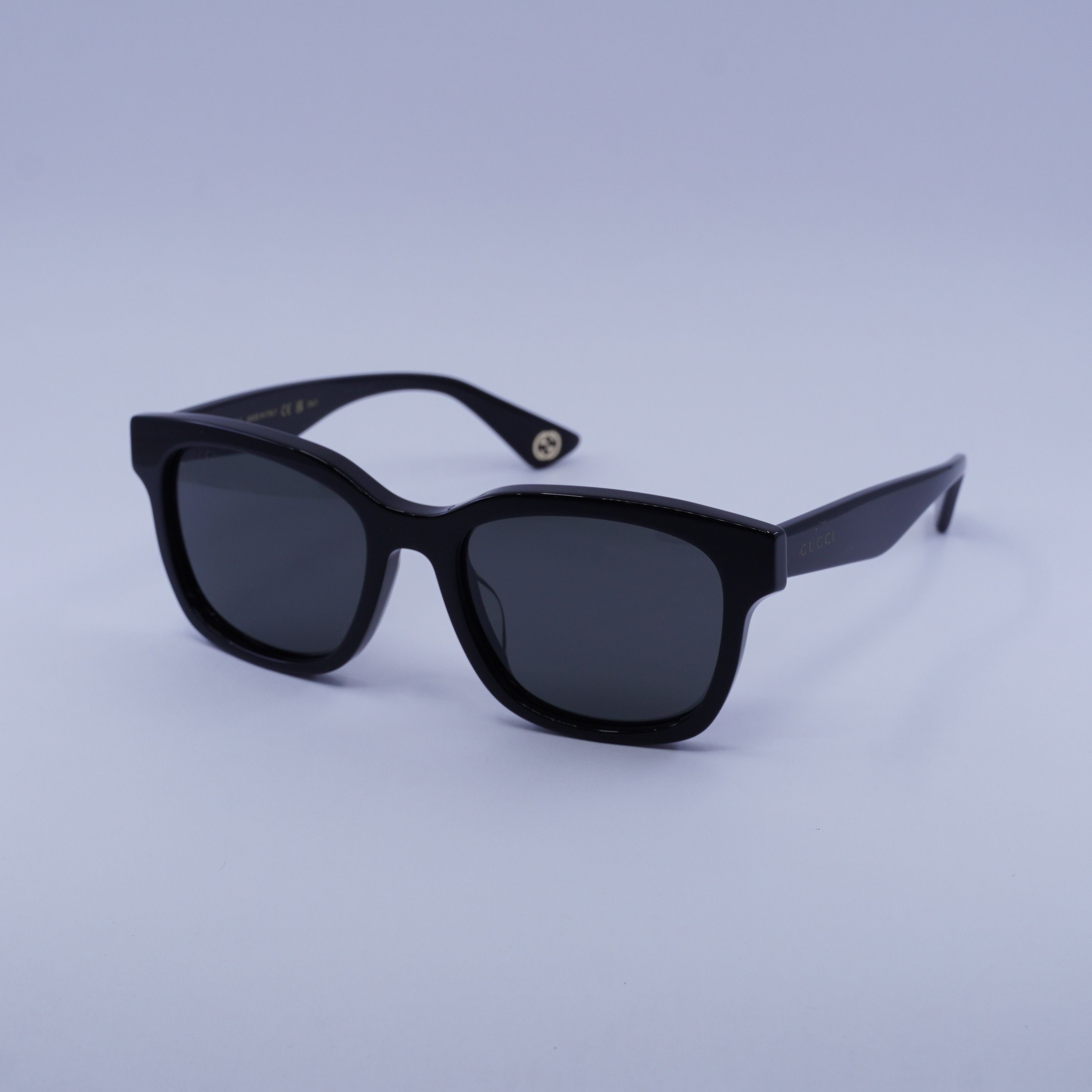 Gucci Gucci GG1639SA 001 Sunglasses Black Square Frame Size ONE SIZE - 1 Thumbnail