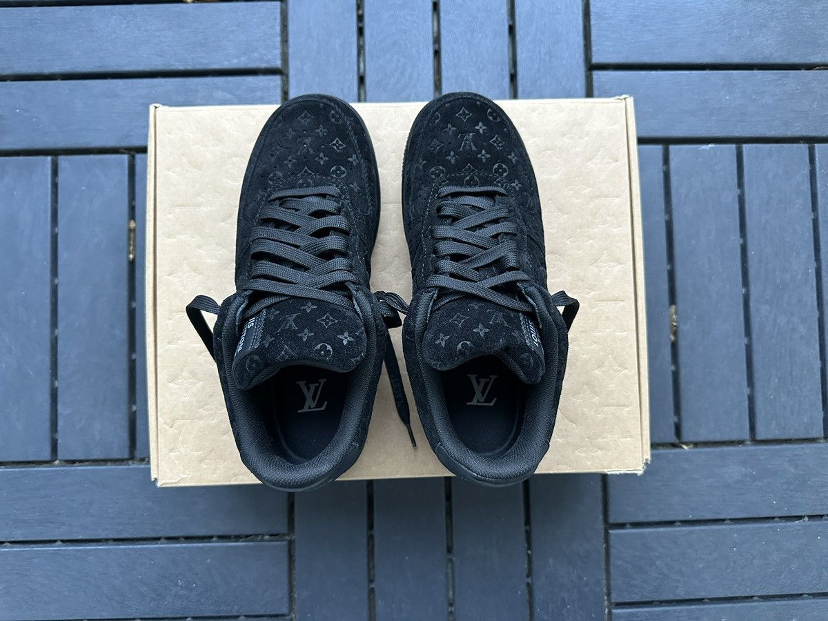 Louis Vuitton Louis Vuitton Nike Air Force 1 Low Black Size US 6 / EU 39 - 5 Thumbnail