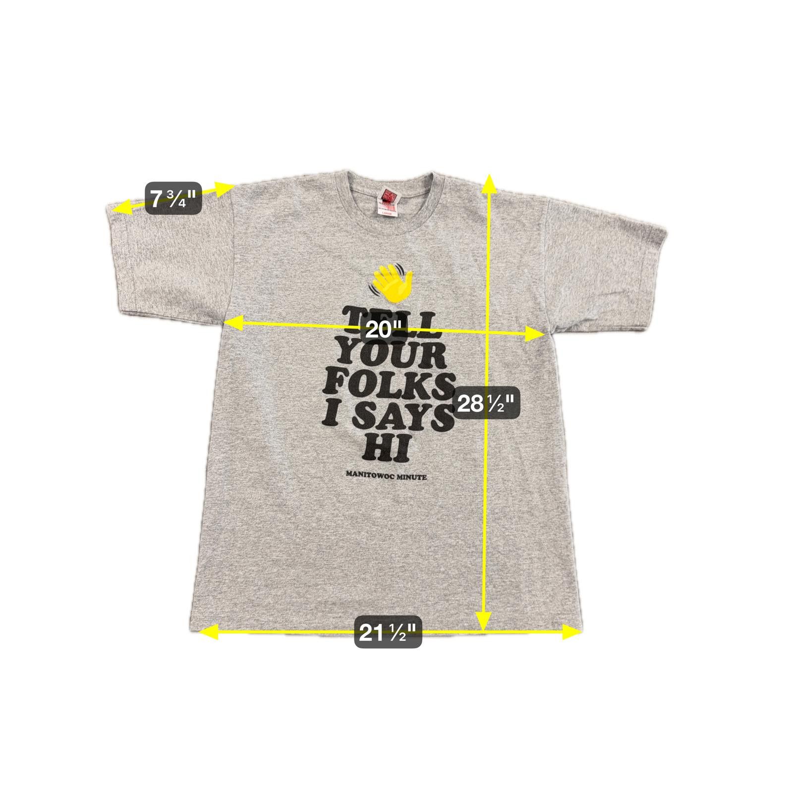 Designer Single Stitch Manitowoc Minute Charlie Berens T-Shirt L Size US L / EU 52-54 / 3 - 5 Thumbnail