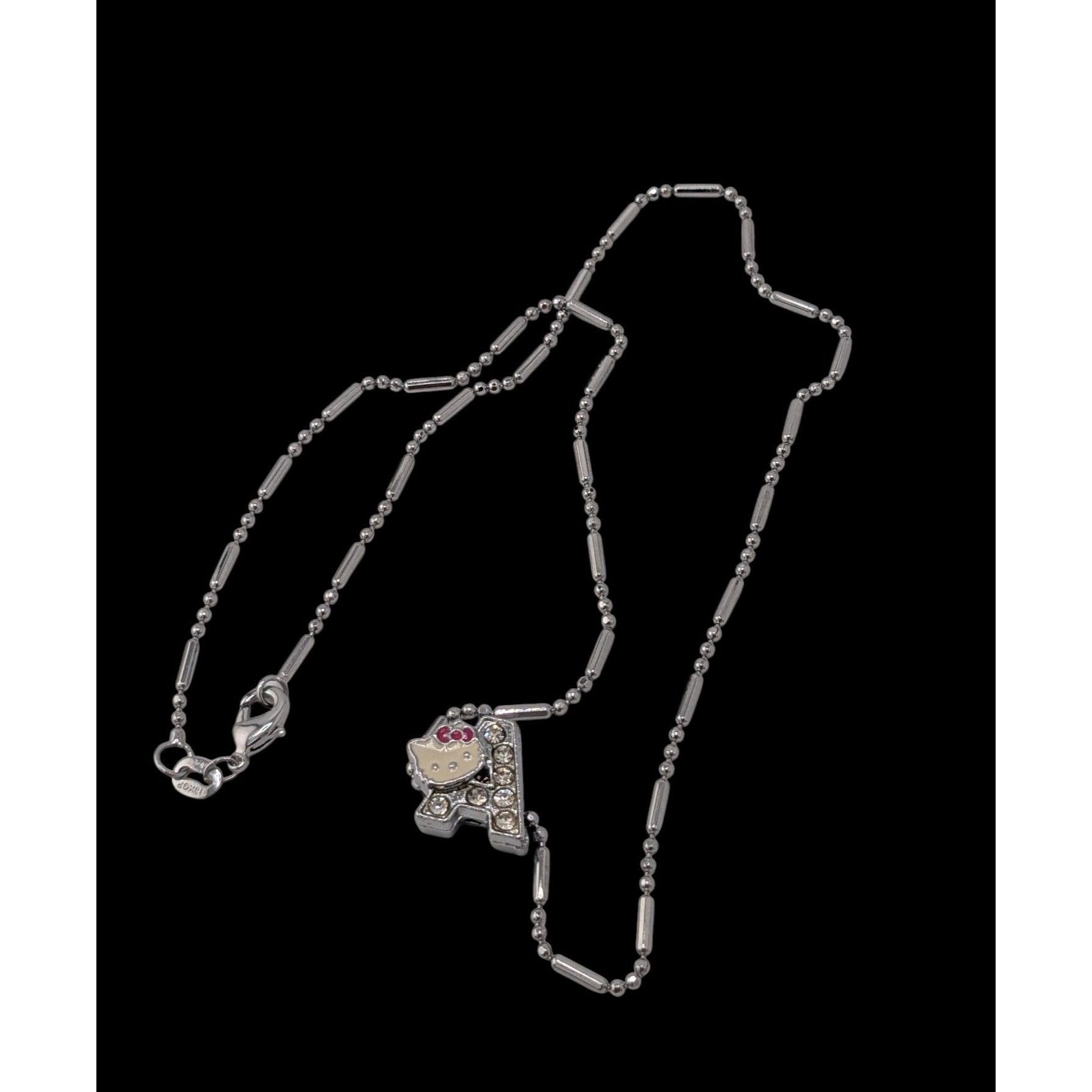 Other Hello Kitty Letter A Pendant Necklace 18KGP Chain 15" With R Size ONE SIZE - 1 Thumbnail