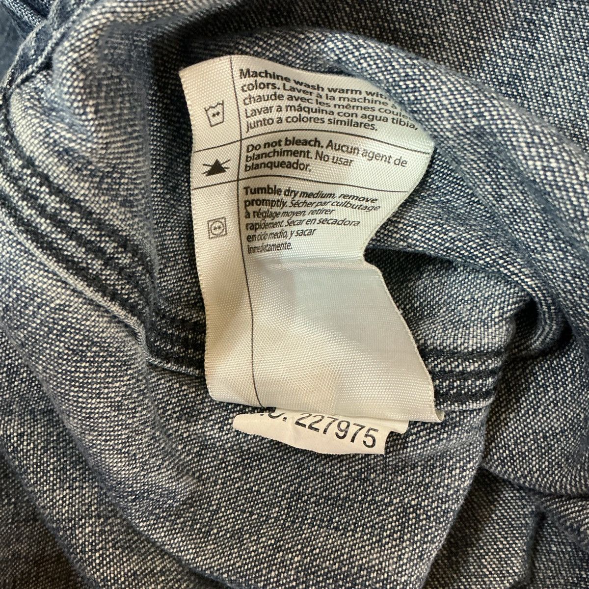 Carhartt Carhartt work shirt jacket Men’s Large Denim Button-Up *FLAW Size US L / EU 52-54 / 3 - 7 Thumbnail