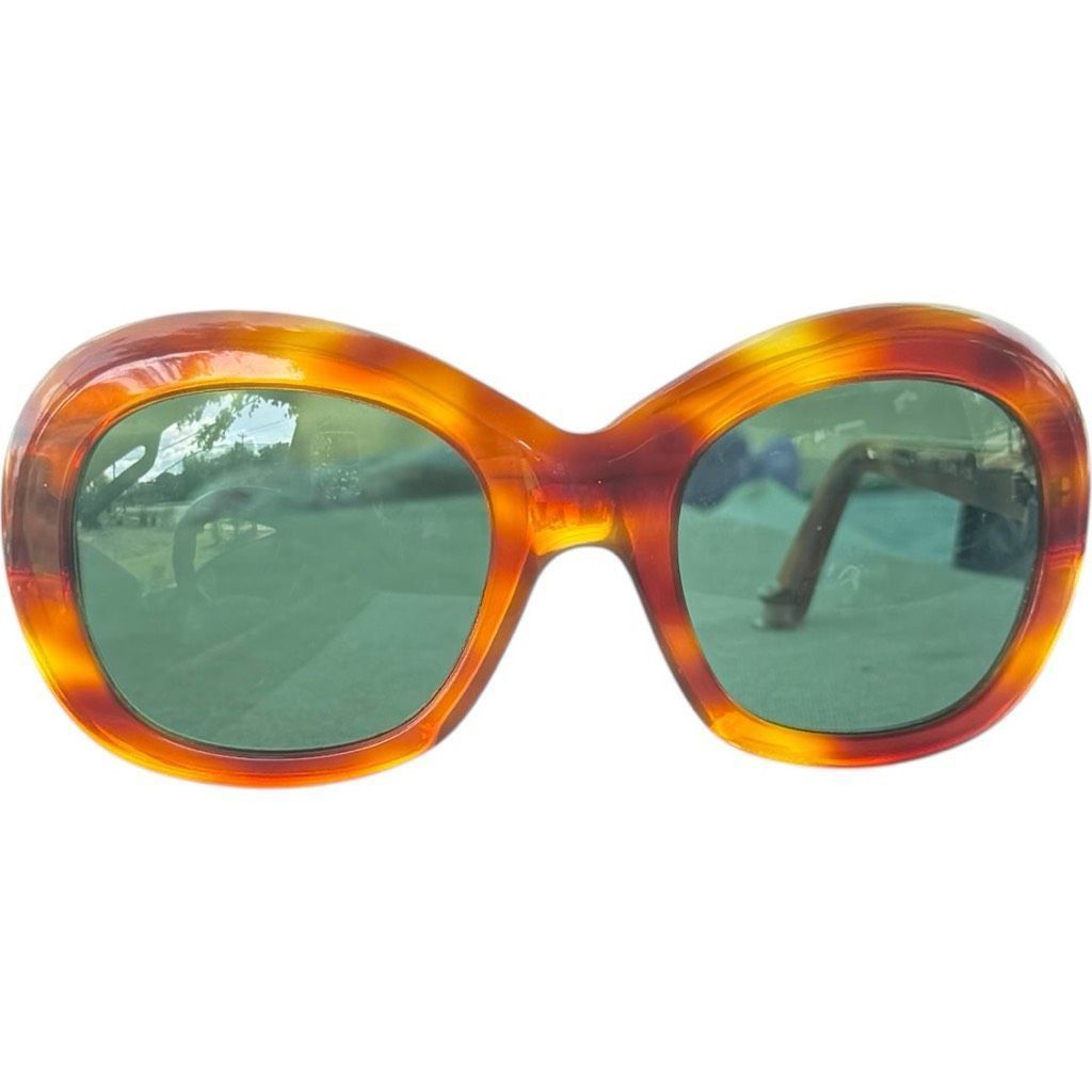 Other Y2K 1990s Vintage FRANÇOIS PINTON Jacky O Regard Tortoiseshe Size ONE SIZE - 6 Thumbnail