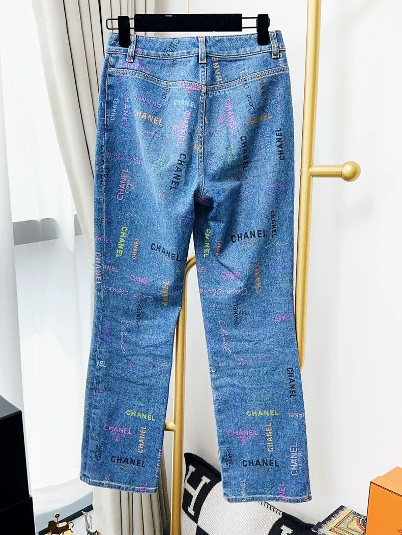Chanel Chanel 22P spring and summer preview blue color graffiti l Size 24" / US 00 / IT 34 - 2 Thumbnail