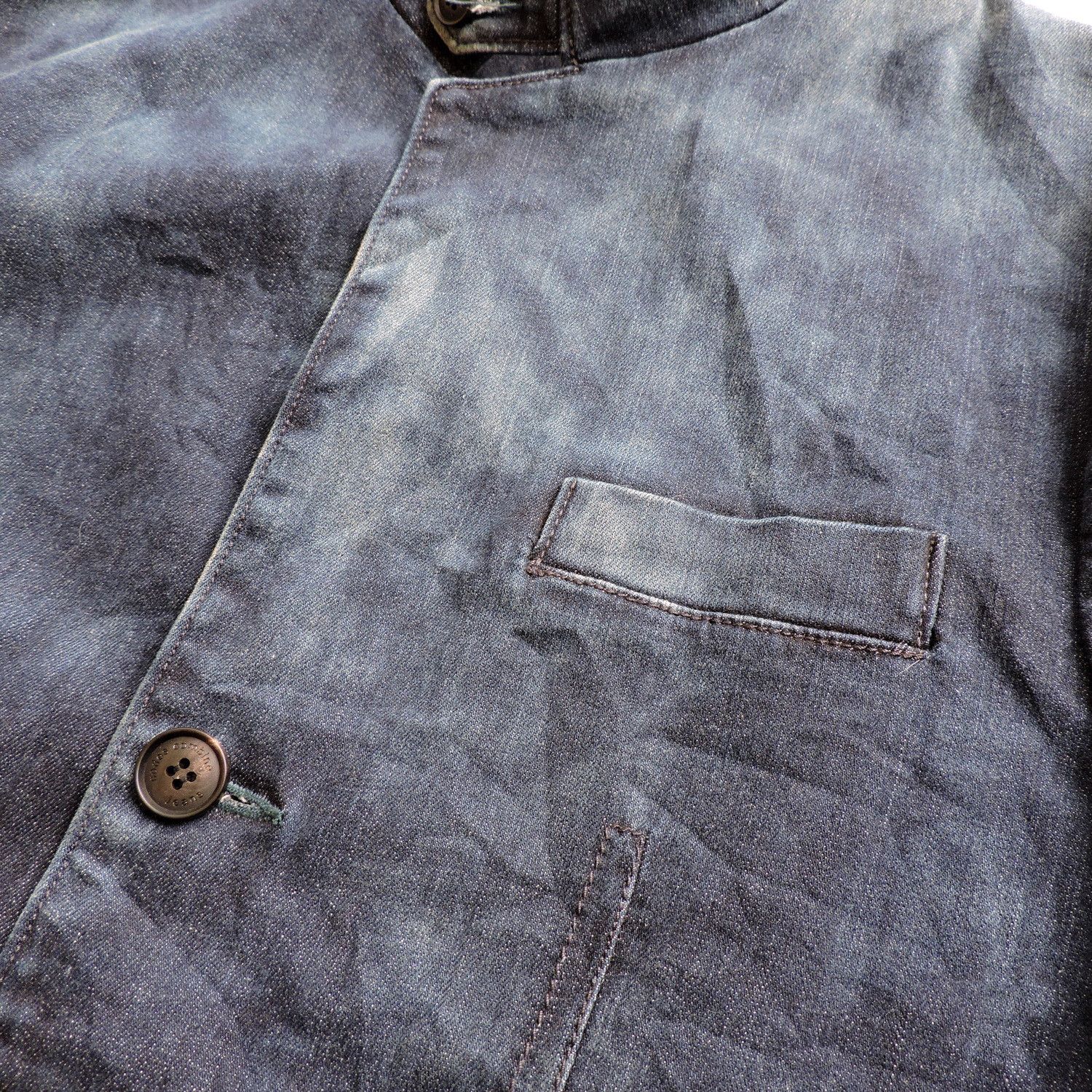 Codes Combine CODES COMBINE JEANS INDIGO WASHED DENIM JACKET Size US M / EU 48-50 / 2 - 8 Thumbnail