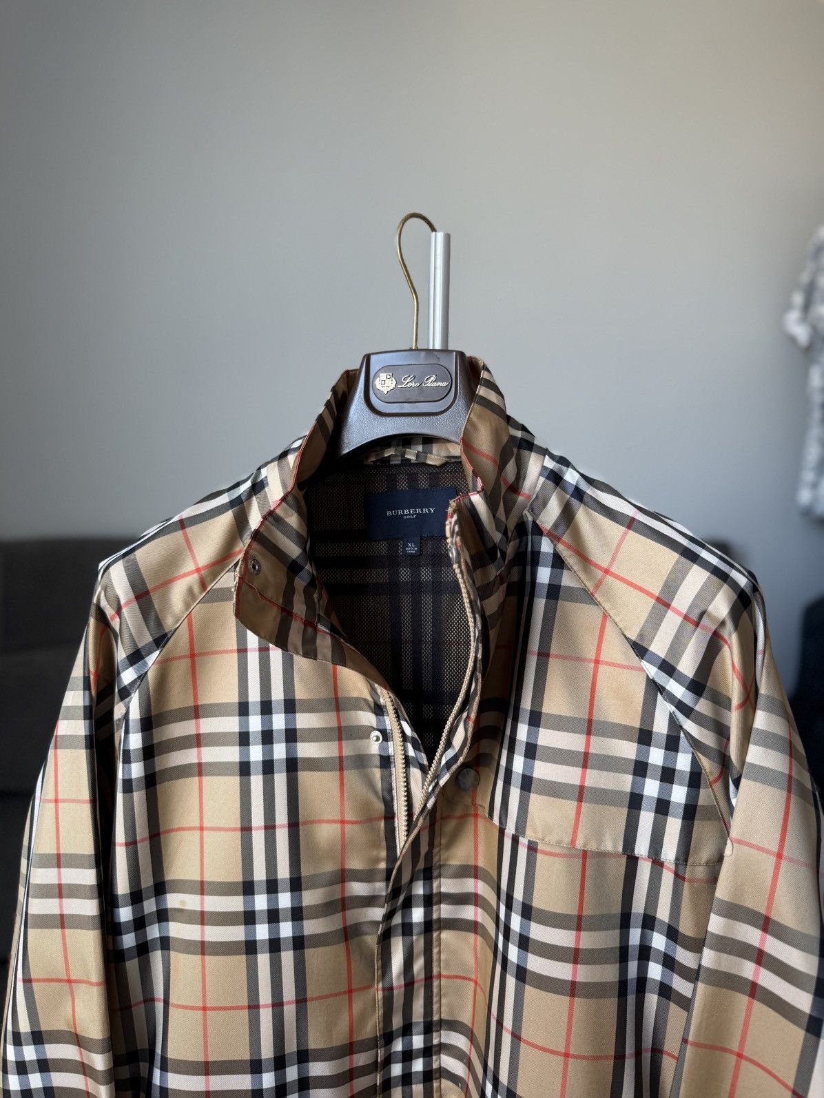 Burberry Burberry Golf Nova Check Light Jacket Polyester Size US XL / EU 56 / 4 - 4 Thumbnail