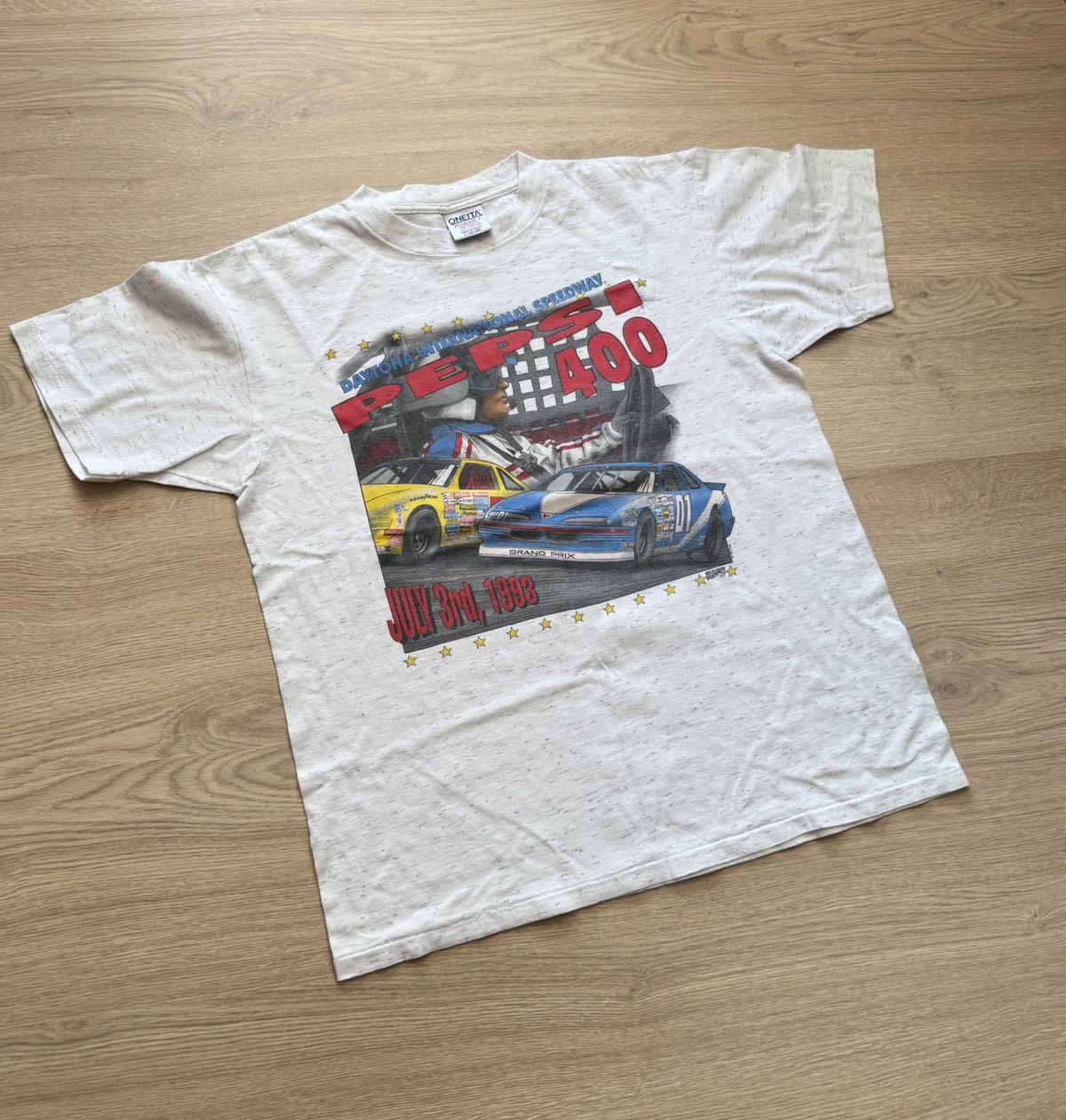 Vintage Vintage 90’s Oneita y2k Racing Pepsi 400 Grand Prix T-Shirt Size US L / EU 52-54 / 3 - 1 Thumbnail