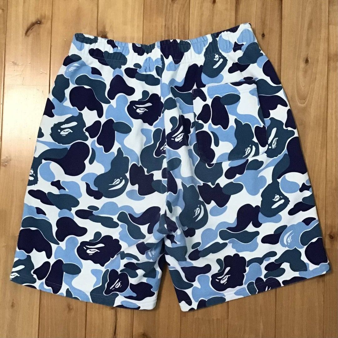 Bape BAPE Shark sweat shorts ABC camo Blue a bathing ape ★size M Size US 32 / EU 48 - 3 Thumbnail
