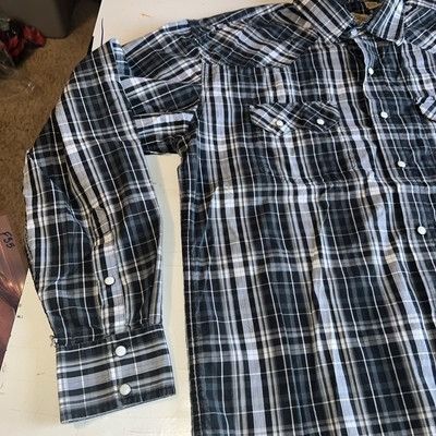 Other Cowboy Legend Shirt Men's XL Black Long Sleeve Pearl Snap Co Size US XL / EU 56 / 4 - 6 Thumbnail