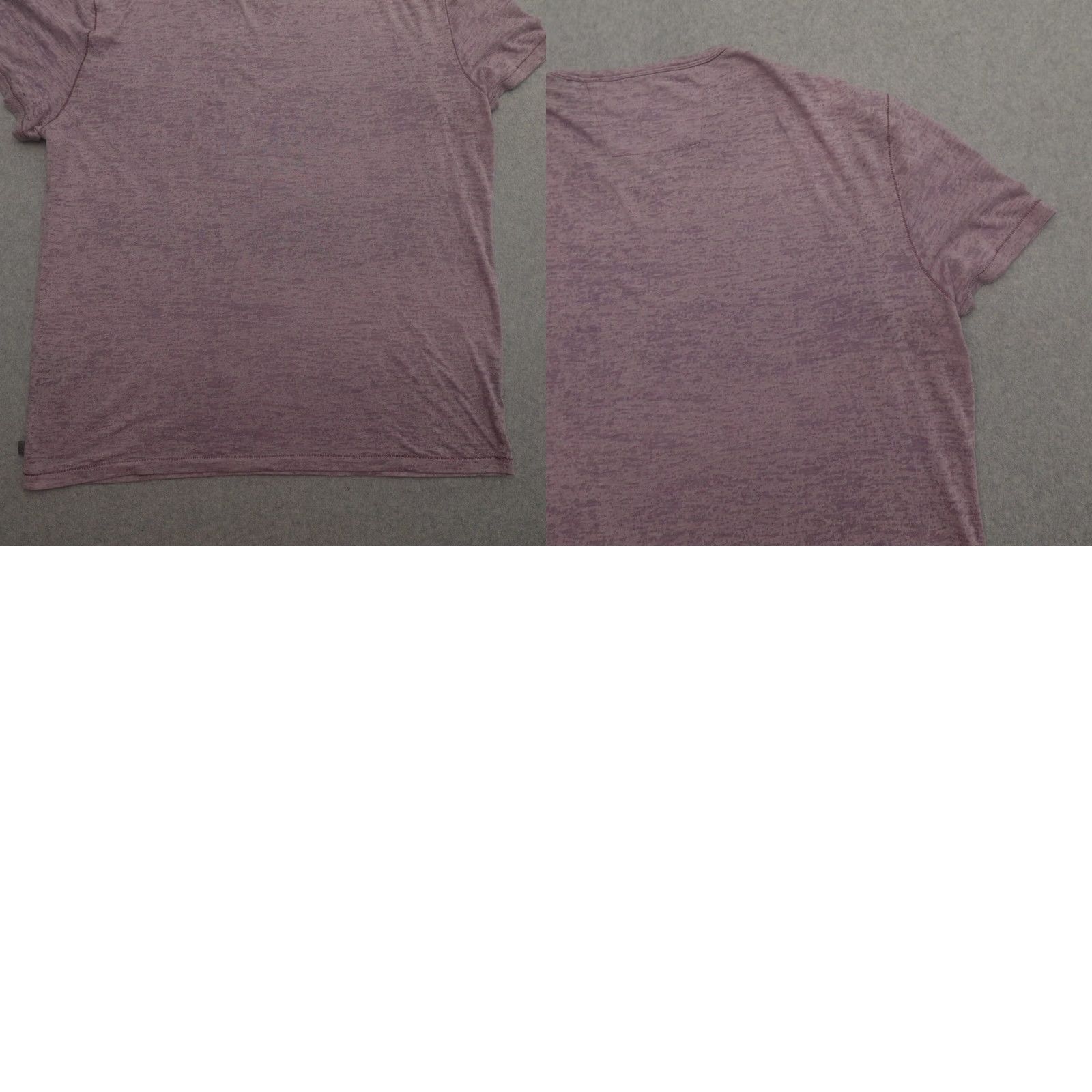 John Varvatos John Varvatos T-Shirt Mens XL Red V-Neck Short Sleeve Burnout 23X28 Size US XL / EU 56 / 4 - 9 Thumbnail