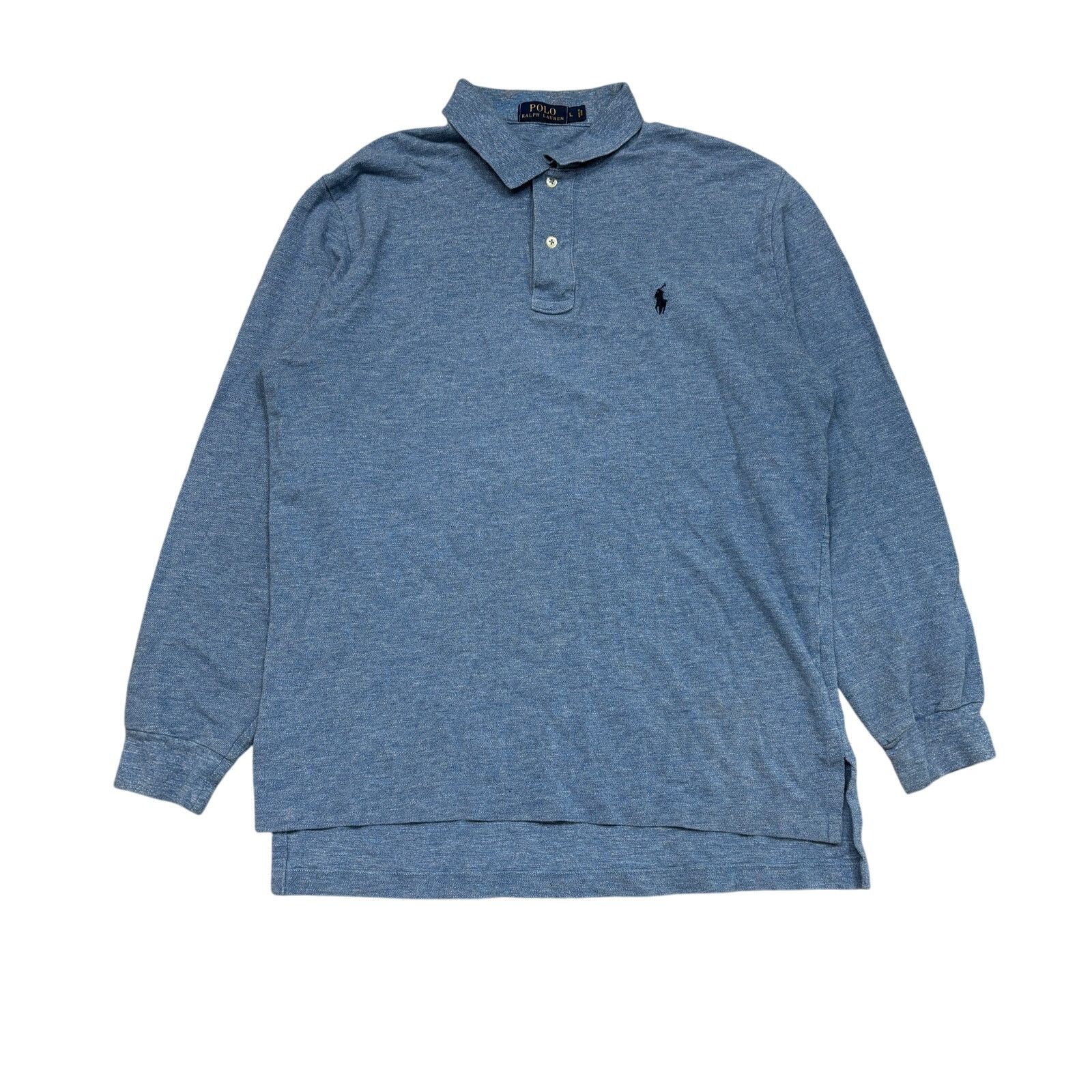 Polo Ralph Lauren Polo Ralph Lauren Rugby Long Sleeve Polo Shirt Men's Large Size US L / EU 52-54 / 3 - 1 Thumbnail