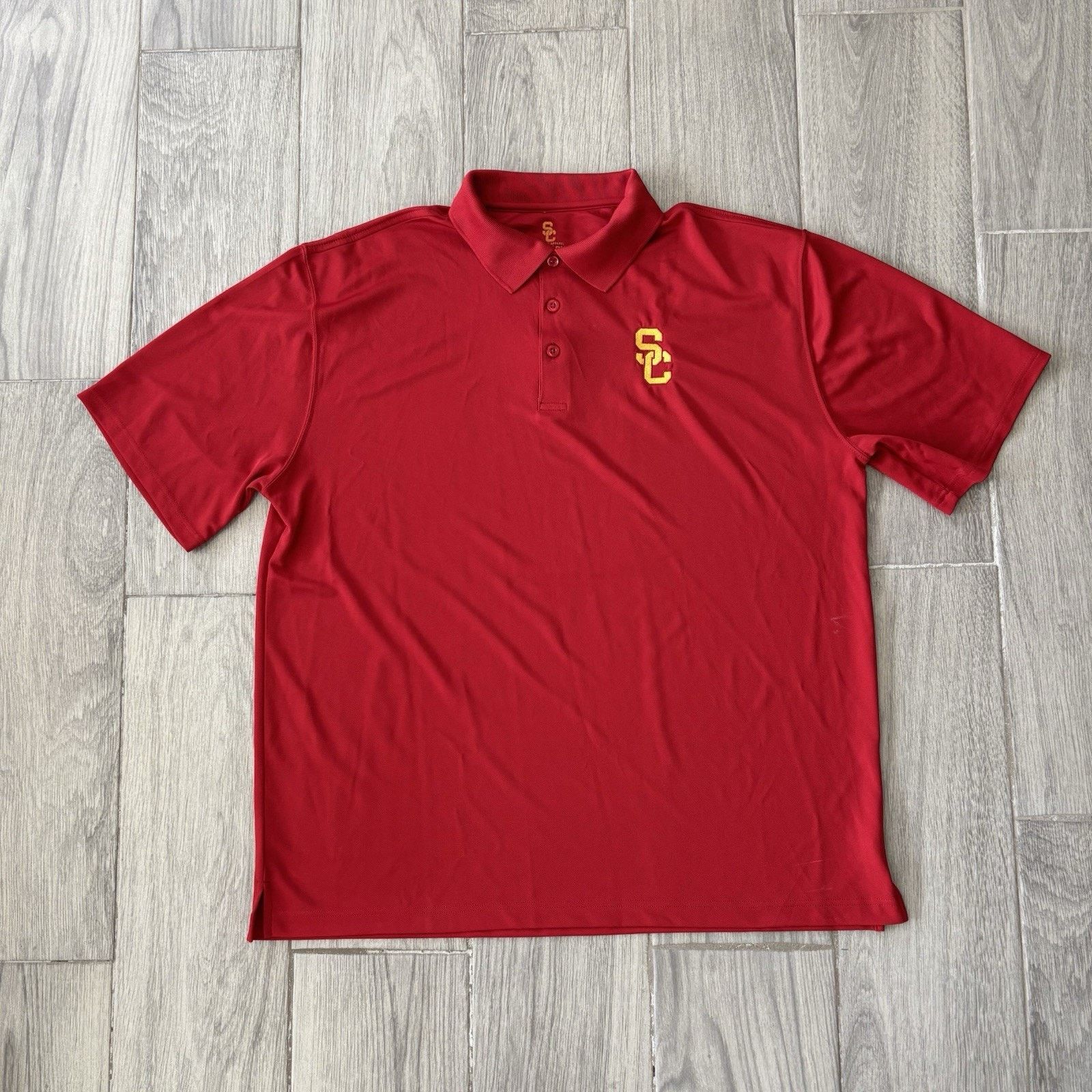 Other USC Trojans Fight On Short Sleeve Red Polo Shirt Men’s XXL Size US XXL / EU 58 / 5 - 1 Thumbnail